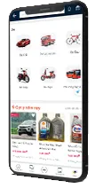 Điện thoại hiển thị app